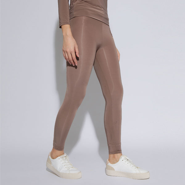 Inner Legging Jersey Cooltech Soft Brown (Celana Sport Olahraga Dalaman Bahan Stretchy Jersey)