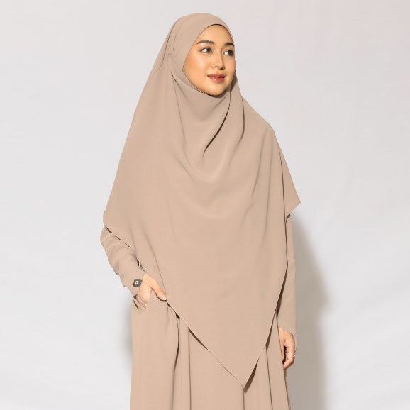 Fatima Khimar Only Tan S/M