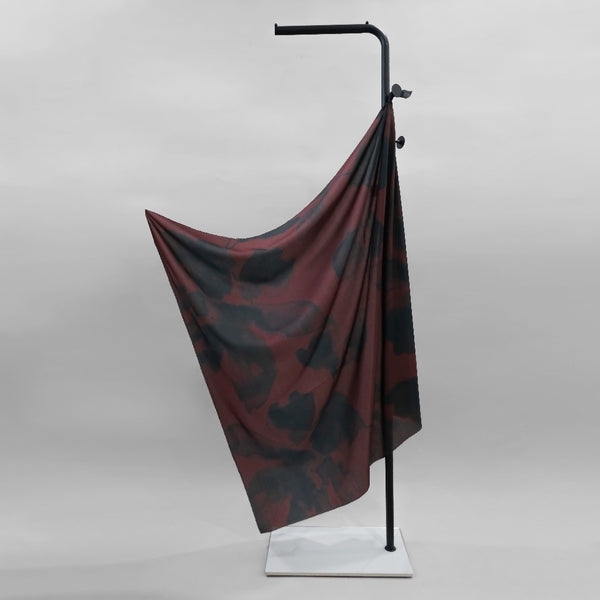 Aurel Scarf Exclusive Pattern Obsidian Maroon Series 2