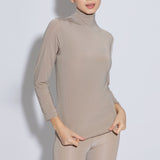 Inner Shirt Long Sleeves Jersey Cooltech Khaki