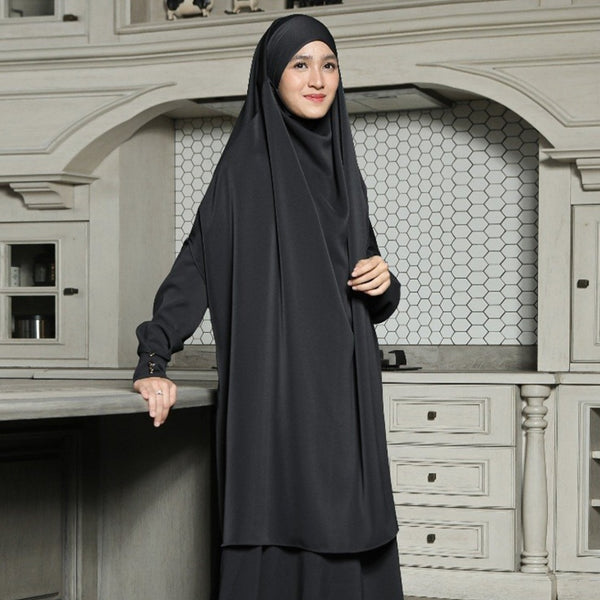 Sabiya French Khimar Lozy X Cut Syifa Moonlight (Khimar Only)