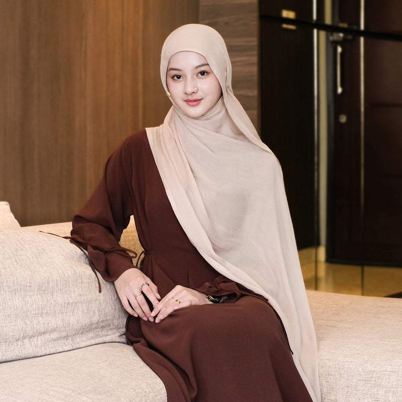 Pashmina Viscose Nour Shawl  Lozy x Lesti Ash Lilac New