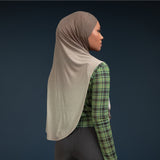 Lozy Hijab - Lesti Bandana Gradasi  Lozy x Lesti Kejora (Khiban Gradient Pashmina Instan Kaos Bahan Viscose Rayon Gradasi)