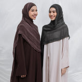 Lozy Hijab - Runa Dubai Shawl (Hijab Pashmina Arab Salur Bahan Viscose Premium Lembut)