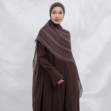 Lozy Hijab - Runa Dubai Shawl (Hijab Pashmina Arab Salur Bahan Viscose Premium Lembut)