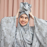 Lozy Hijab - Aster Prayer Set (Mukena Bahan Silk Set Pattern Motif 2in1)