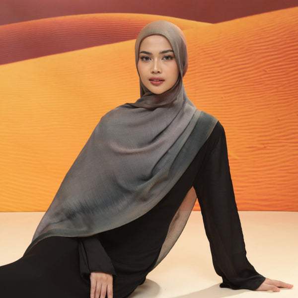 Viscose Printed Modal Sunplum Ombre