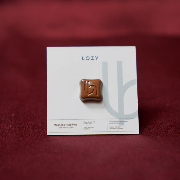 Magnet Pin Signature Square Type Choco