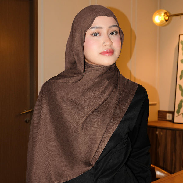 Pashmina Viscose Nour Shawl  Lozy x Lesti Brownie New