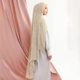 Lozy Hijab - Woody Rayon Crinkle Shawl  (Hijab Pashminal Bahan Rayon Viscose Crinkle)