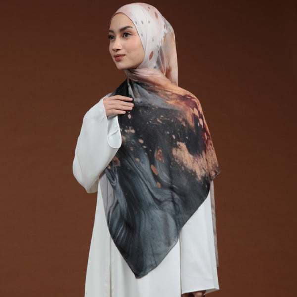 Viscose Printed Modal Saturn Marble