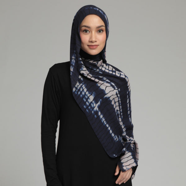Viscose Printed Modal Denim Ripple