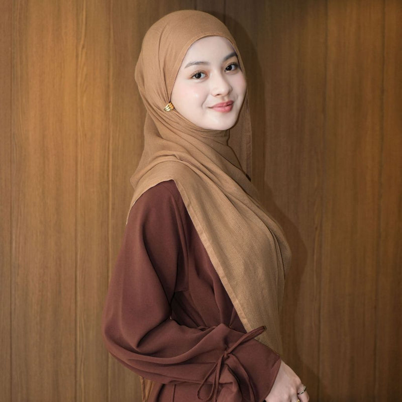 Pashmina Viscose Nour Shawl Lozy x Lesti Cocoa New