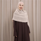 Lozy Hijab - Runa Dubai Shawl (Hijab Pashmina Arab Salur Bahan Viscose Premium Lembut)