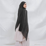Lozy Hijab - Runa Dubai Shawl (Hijab Pashmina Arab Salur Bahan Viscose Premium Lembut)