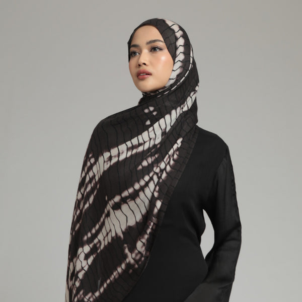 Viscose Printed Modal Mahogany Ripple