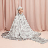 Lozy Hijab - Aster Prayer Set (Mukena Bahan Silk Set Pattern Motif 2in1)