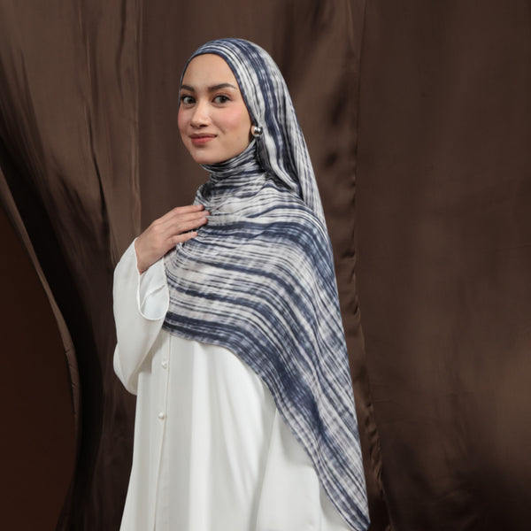 Viscose Printed Modal Aqua Tides