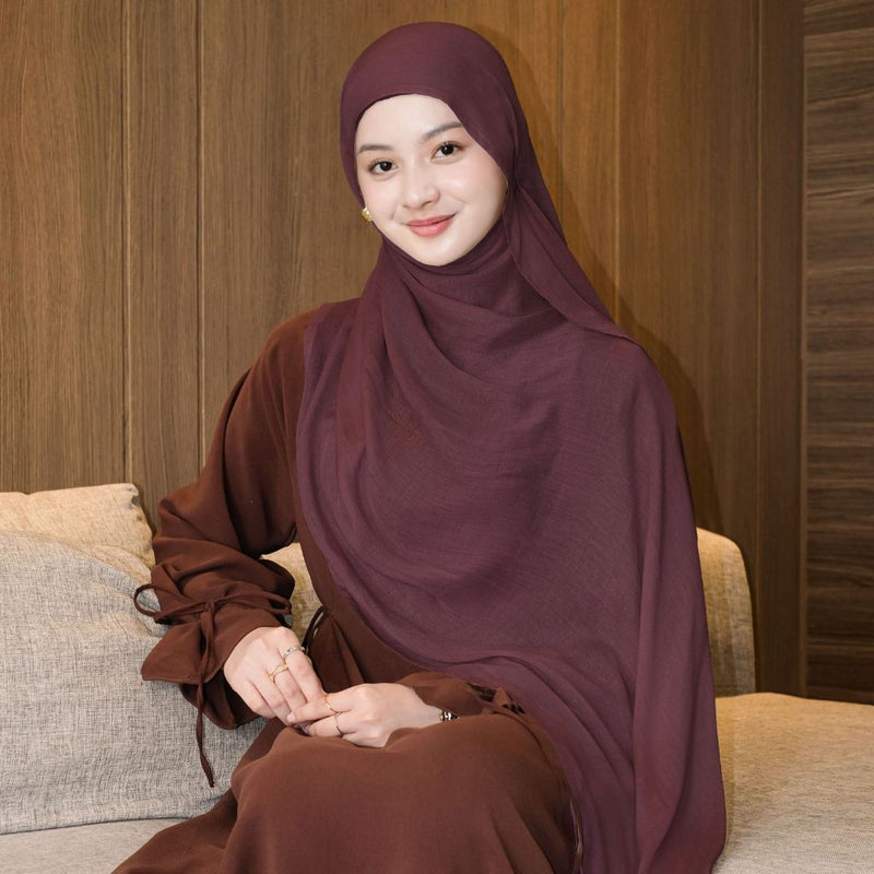 Pashmina Viscose Nour Shawl Lozy x Lesti Twilight Berry