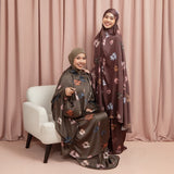Lozy Hijab - Aliza Prayer Set (Mukena Bahan Silk Set Pattern Motif 2in1)