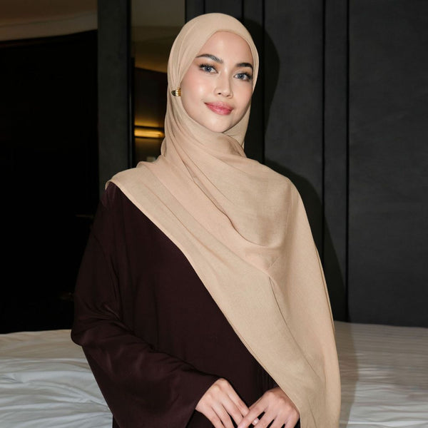 Pashmina Viscose Nour Shawl  Lozy x Lesti Toffee New