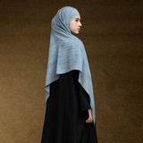 Lozy Hijab - Azra Pashmina Bandana (Pashban Shawl Syari Bahan Cotton Crinkle Pattern)
