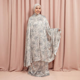 Lozy Hijab - Aster Prayer Set (Mukena Bahan Silk Set Pattern Motif 2in1)