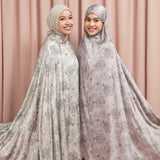 Lozy Hijab - Aster Prayer Set (Mukena Bahan Silk Set Pattern Motif 2in1)