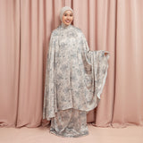Lozy Hijab - Aster Prayer Set (Mukena Bahan Silk Set Pattern Motif 2in1)