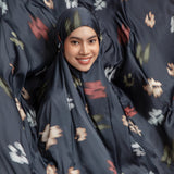 Lozy Hijab - Aliza Prayer Set (Mukena Bahan Silk Set Pattern Motif 2in1)