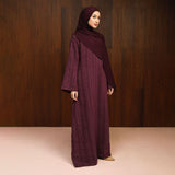 Shani Abaya Dress Dark Plum Series 2