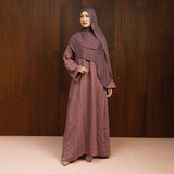 Shani Abaya Dress Dusty Purple Series 2