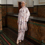 Noir Set (One Set Tunik Celana Pattern) Orchid S-M