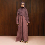 Shani Abaya Dress Dusty Purple Series 2