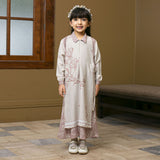 Linea Dress Kids Lozy x Lesti Sarimbit Vanilla Blush 3-5 Th