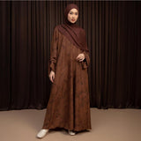 Inaya Abaya Dress Cocoa Brown