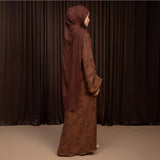 Inaya Abaya Dress Cocoa Brown