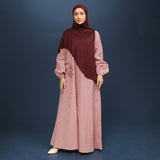 Naura Dress Pocket Embroidery Red Cherry