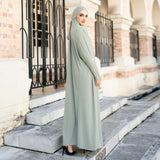 Shameera Abaya in Matcha