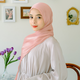 Yora Silk Shawl Mauve Glow