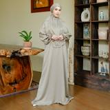 Hanida Abaya Set Natural