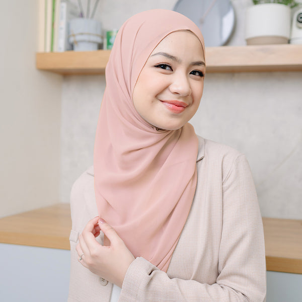 Bawal Shawl (Pashmina Ceruti Babydoll) Pink Pastel