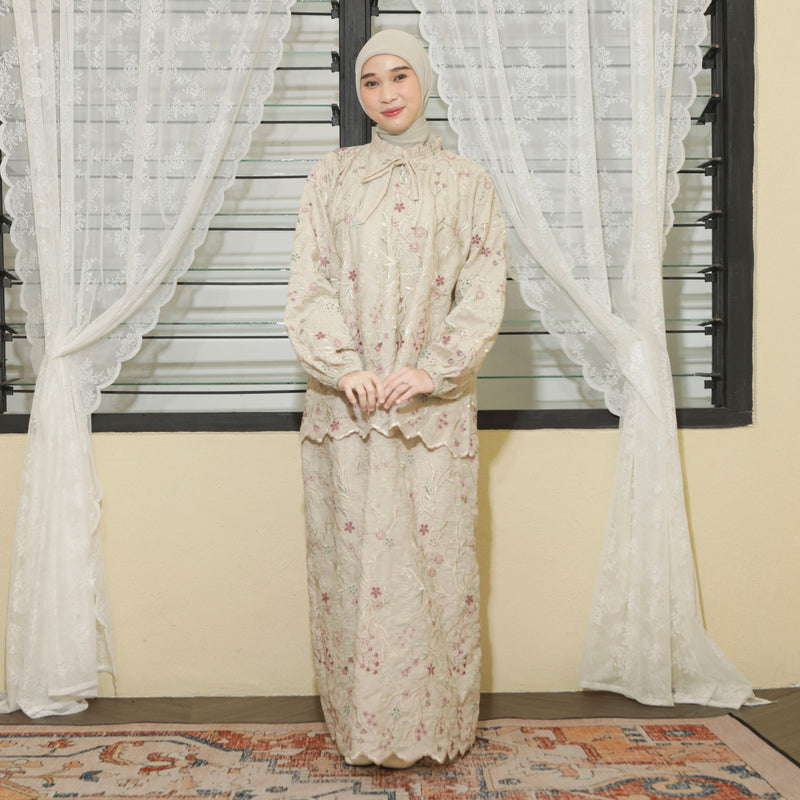 Floure Embroidery Set Almond Matcha L-XL Series 4