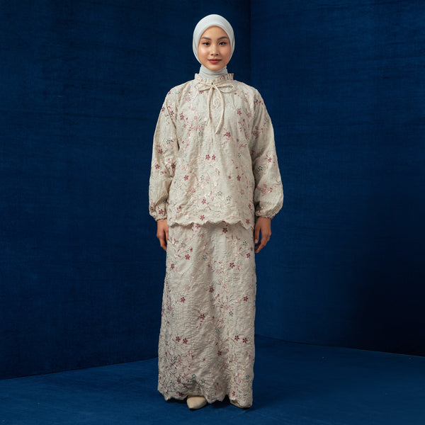 Floure Embroidery Set Almond Matcha L-XL Series 5