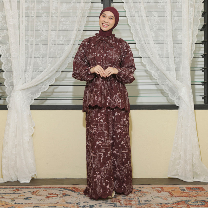 Floure Embroidery Set Burgundy Blush L-XL Series 5