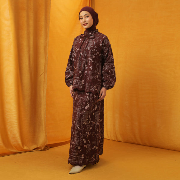 Floure Embroidery Set Burgundy Blush S-M Series 4