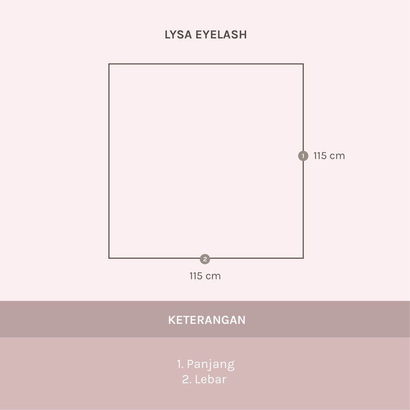 Lysa Eyelash (Hijab Voal Segiempat)