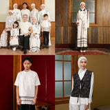 Lozy Syari - Linea Series Sarimbit (Family Set Dress, Koko, Ibu, Ayah, Anak Keluarga Koleksi Raya Lebaran 2026)
