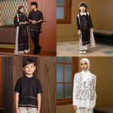 Lozy Syari - Linea Series Sarimbit (Family Set Dress, Koko, Ibu, Ayah, Anak Keluarga Koleksi Raya Lebaran 2026)