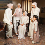 Lozy Syari - Linea Series Sarimbit (Family Set Dress, Koko, Ibu, Ayah, Anak Keluarga Koleksi Raya Lebaran 2026)